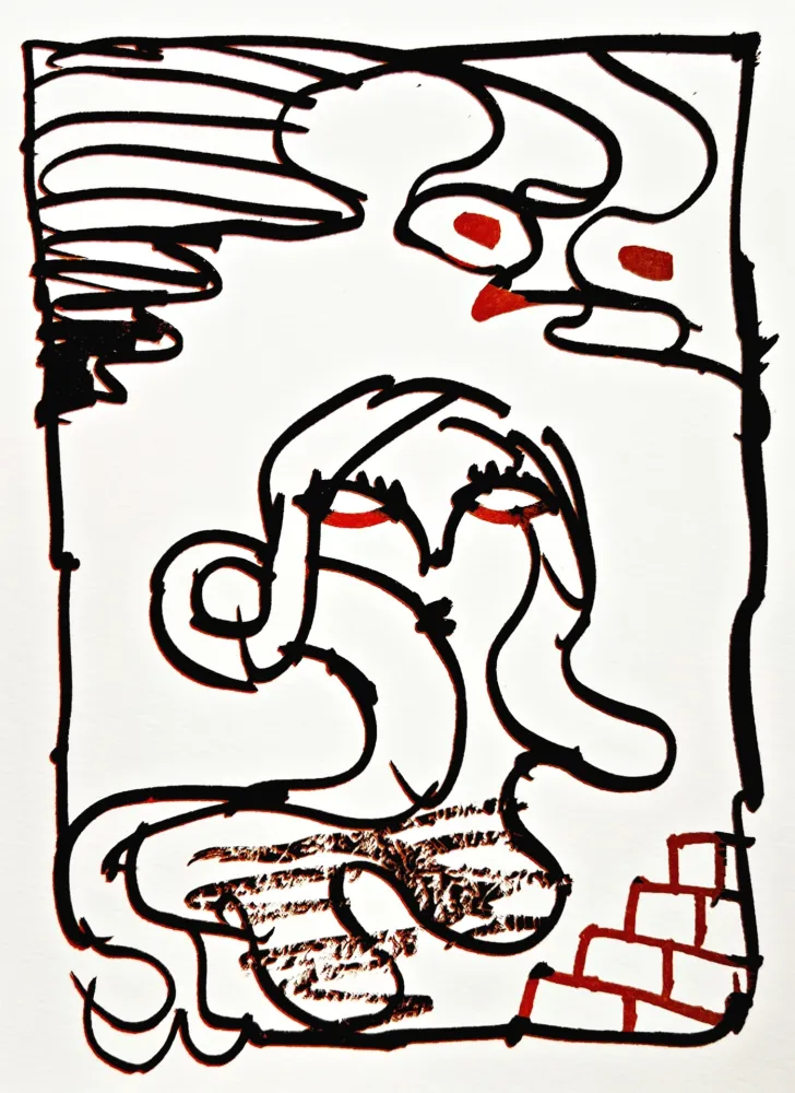 Lithograph Alechinsky - Résumé