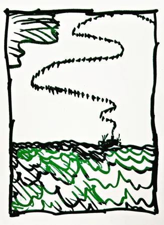 Lithograph Alechinsky - Résumé