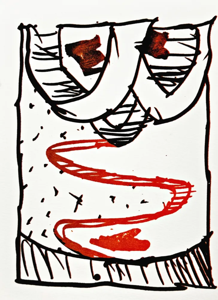 Lithograph Alechinsky - Résumé