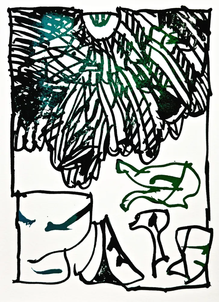 Lithograph Alechinsky - Résumé