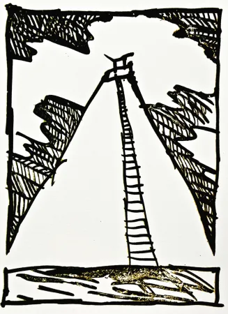 Lithograph Alechinsky - Résumé