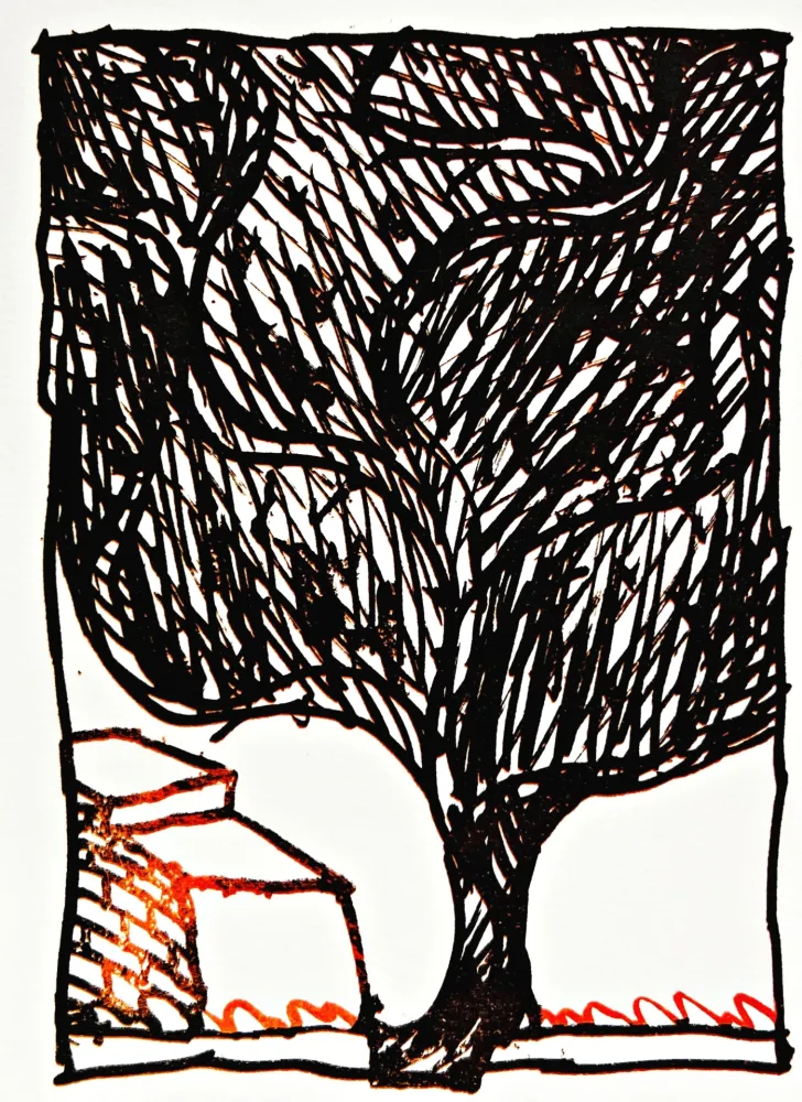 Lithograph Alechinsky - Résumé