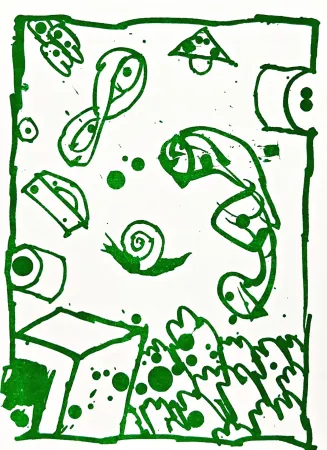 Lithograph Alechinsky - Résumé