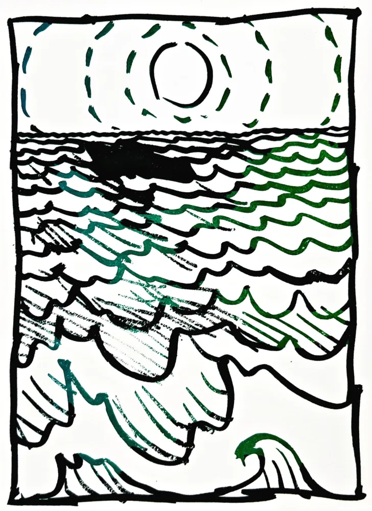 Lithograph Alechinsky - Résumé