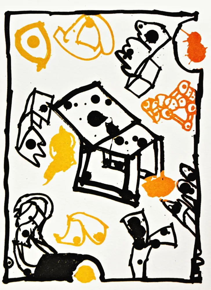 Lithograph Alechinsky - Résumé