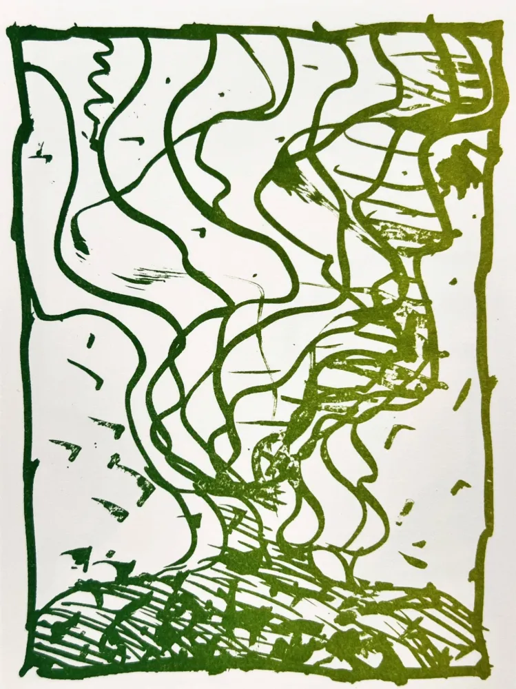 Lithograph Alechinsky - Résumé