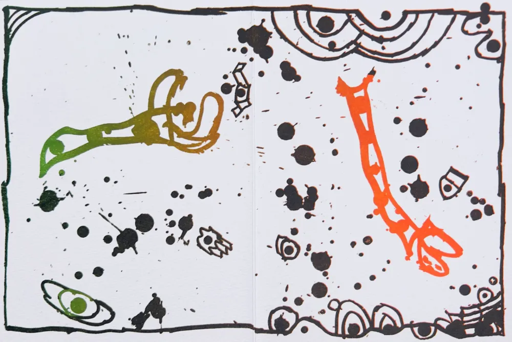 Lithograph Alechinsky - Résumé