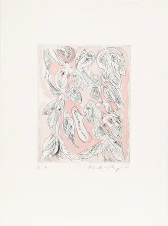 Engraving Alechinsky - Résumons nous