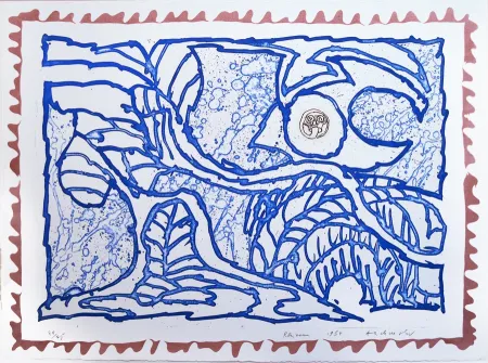 Etching Alechinsky - Rhizomes