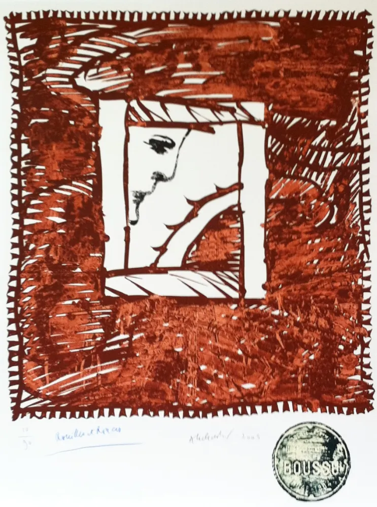 Lithograph Alechinsky - Rouilles et Ronces 