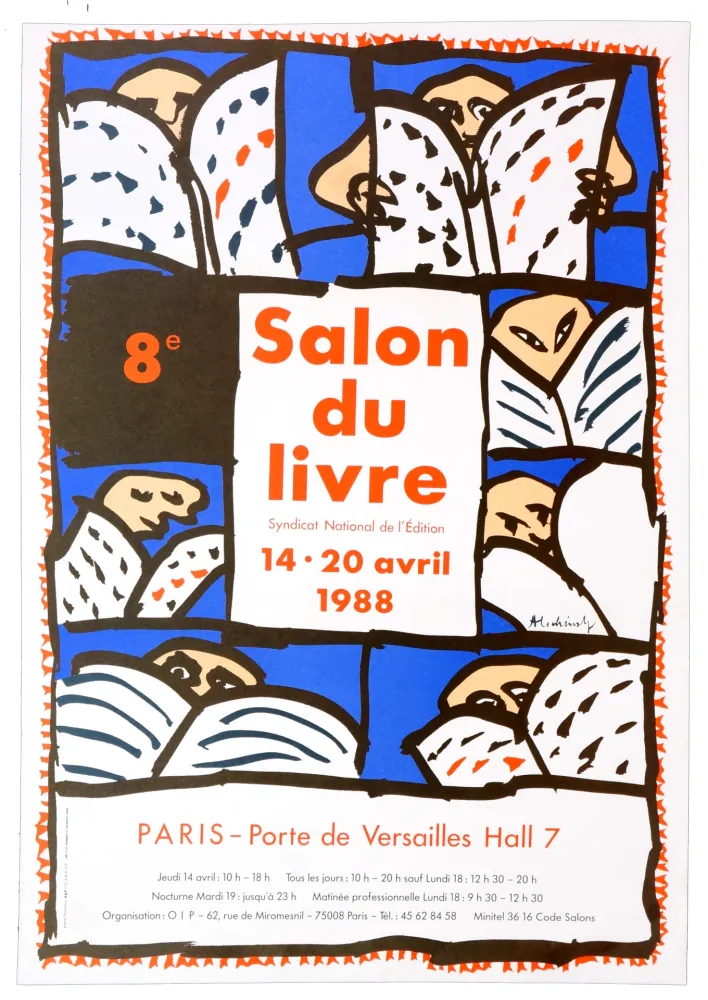 Poster Alechinsky - Salon du Livre