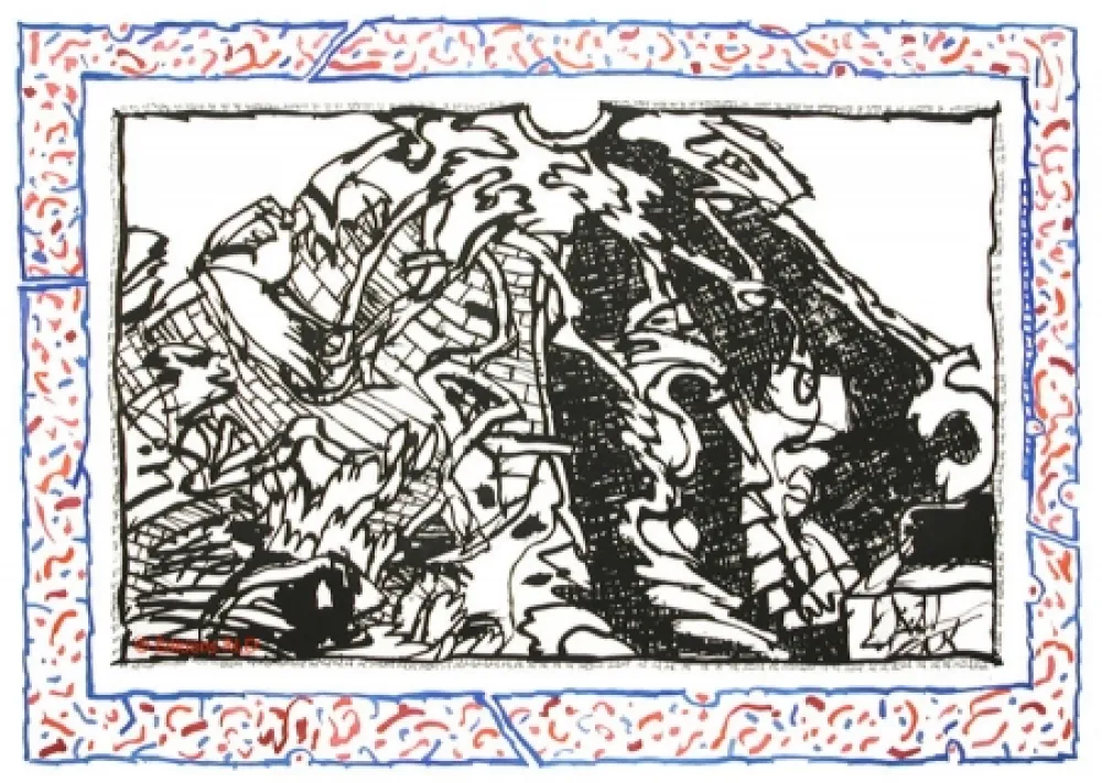 Etching And Aquatint Alechinsky - Sans l'écorce A