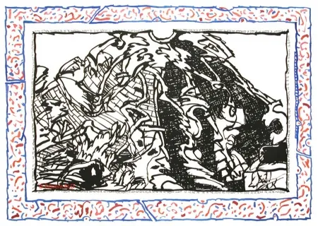 Etching And Aquatint Alechinsky - Sans l'écorce A