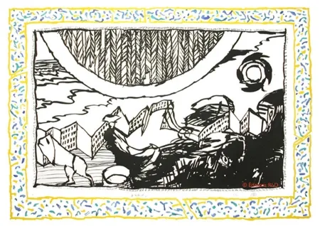 Etching And Aquatint Alechinsky - Sans l'écorce D