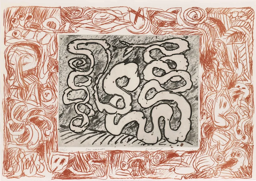 Aquatint Alechinsky - Sans sonnette