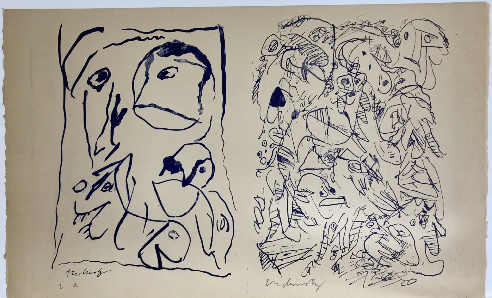 Lithograph Alechinsky - Sans titre. 