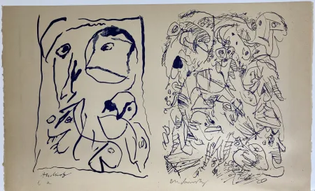 Lithograph Alechinsky - Sans titre. 