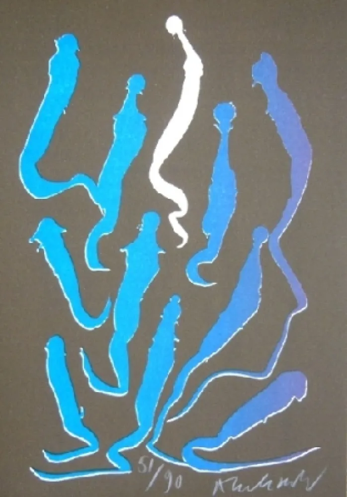 Lithograph Alechinsky - Sans titre 6