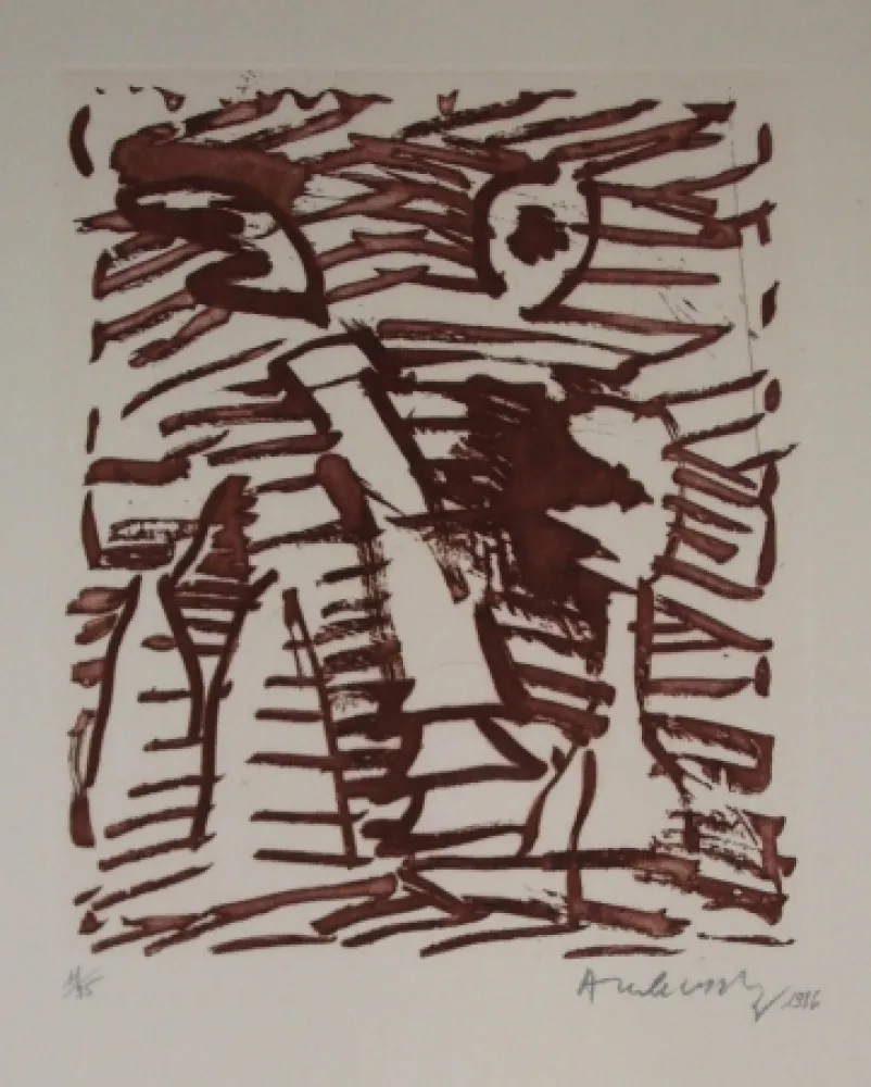 Etching And Aquatint Alechinsky - Sans titre