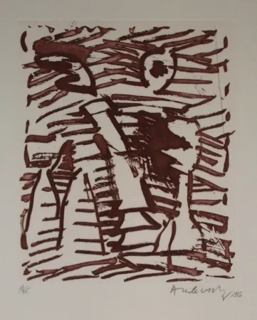 Etching And Aquatint Alechinsky - Sans titre