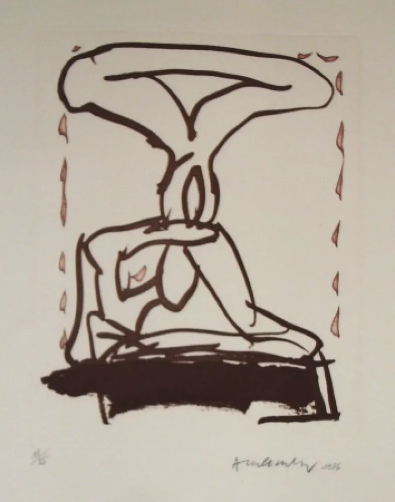 Etching And Aquatint Alechinsky - Sans titre