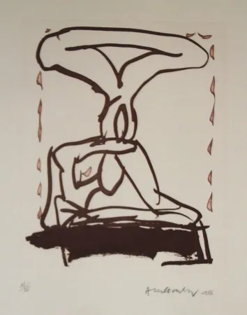 Etching And Aquatint Alechinsky - Sans titre