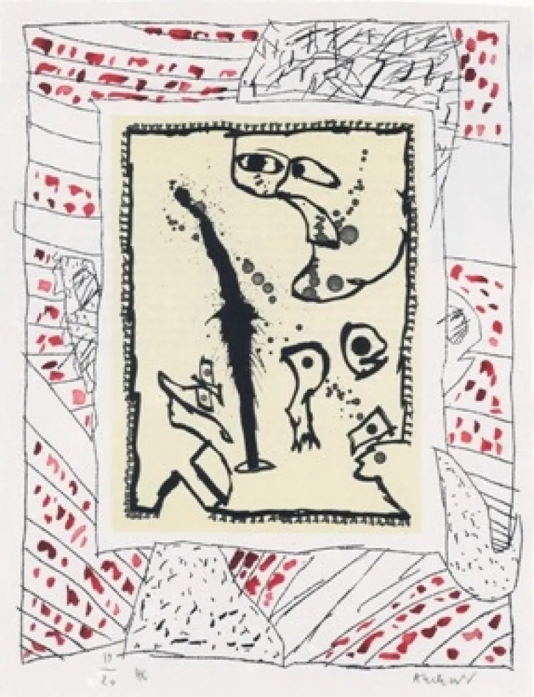 Etching And Aquatint Alechinsky - Sans titre