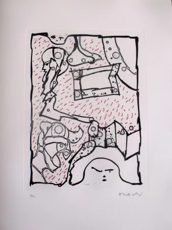 Etching And Aquatint Alechinsky - Sans Titre