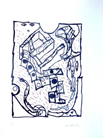 Etching And Aquatint Alechinsky - Sans Titre