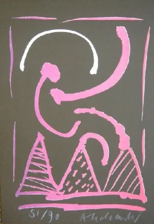 Lithograph Alechinsky - Sans titre 7