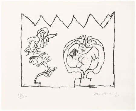 Engraving Alechinsky - Sans titre