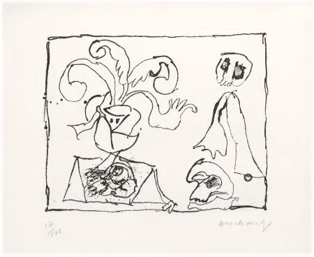 Engraving Alechinsky - Sans titre