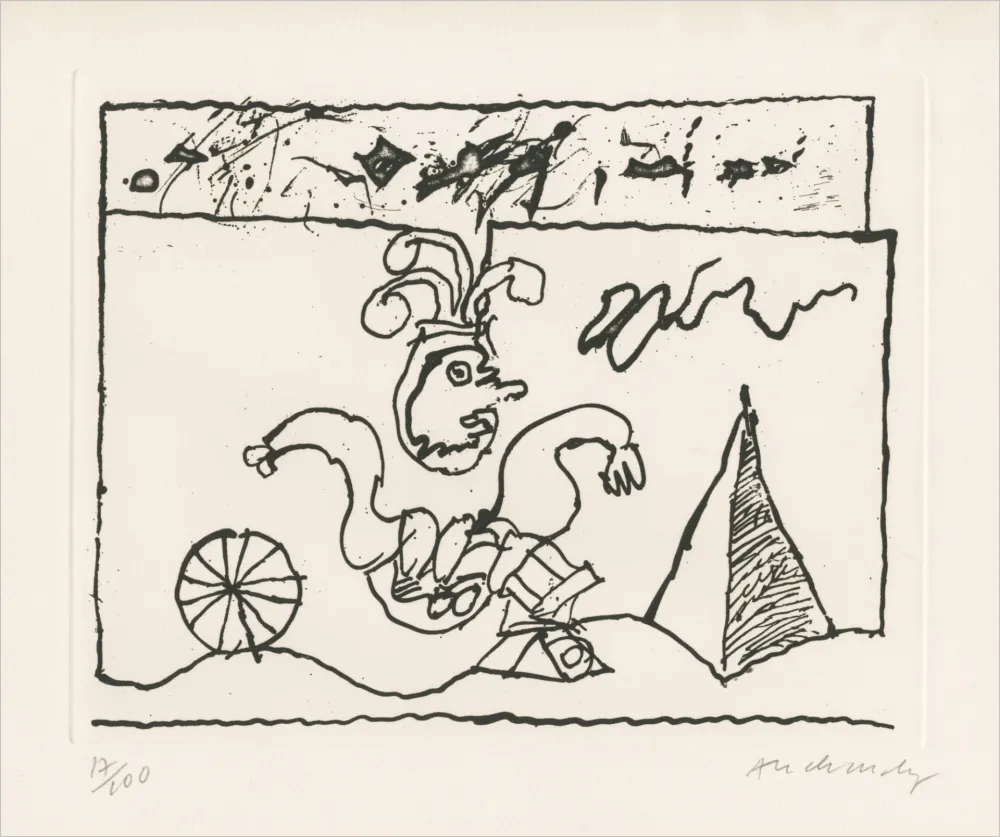 Engraving Alechinsky - Sans titre