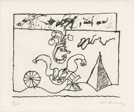 Engraving Alechinsky - Sans titre