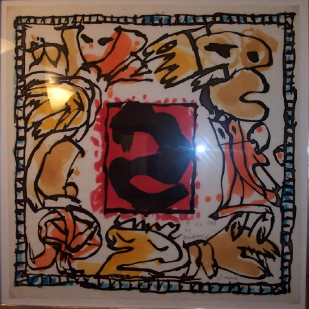 Etching And Aquatint Alechinsky - S'aspire