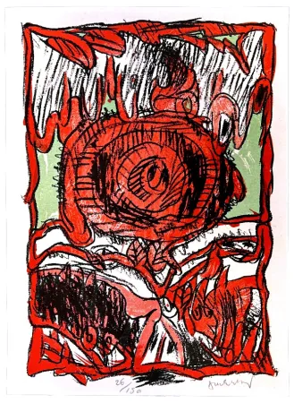 Lithograph Alechinsky - Schismes 1