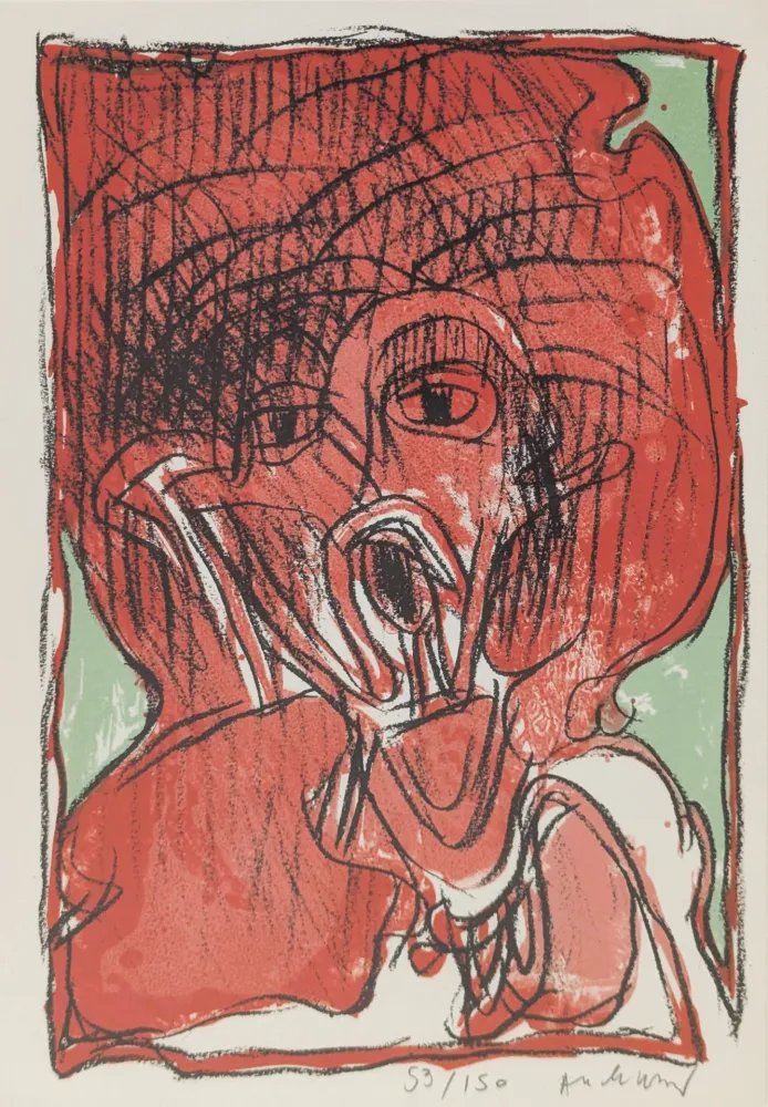 Lithograph Alechinsky - Schismes 