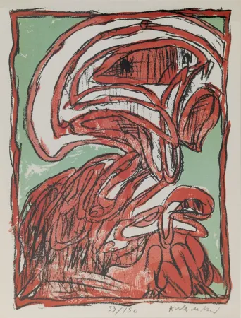 Lithograph Alechinsky - Schismes