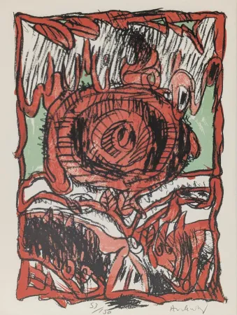 Lithograph Alechinsky - Schismes