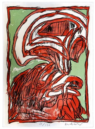 Lithograph Alechinsky - Schismes 3