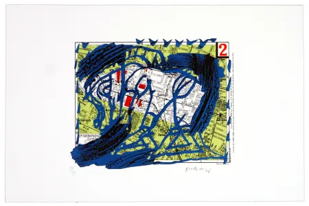 Lithograph Alechinsky - Second arrondissement (Paris)