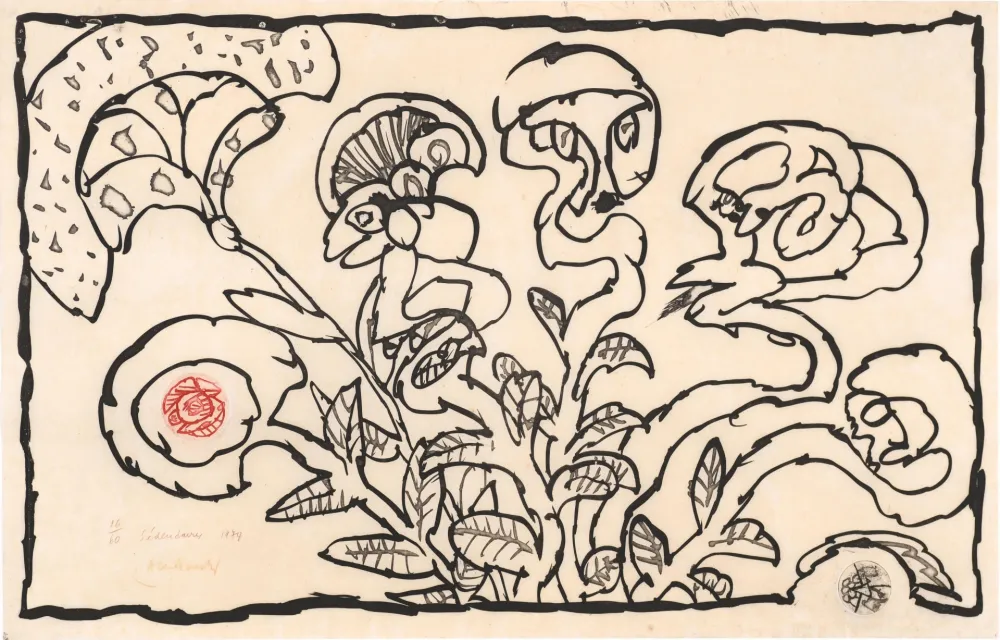 Etching And Aquatint Alechinsky - Sédentaires