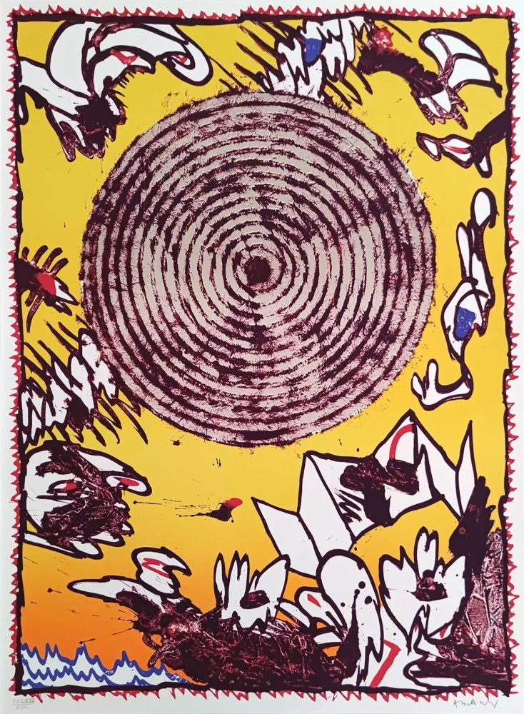 Lithograph Alechinsky - Seoul