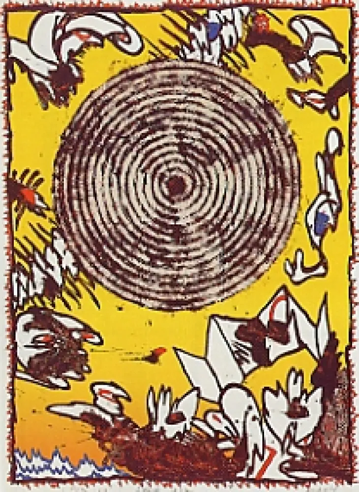 Lithograph Alechinsky - Séoul