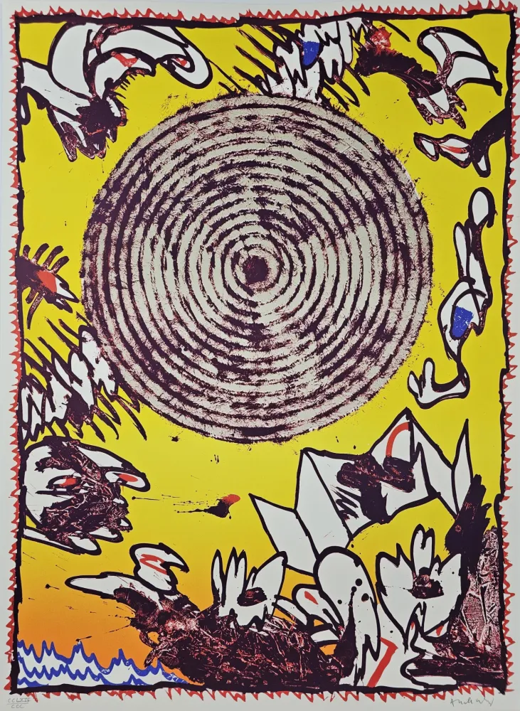 Lithograph Alechinsky - Seoul