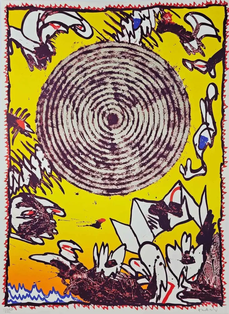 Lithograph Alechinsky - Seoul 