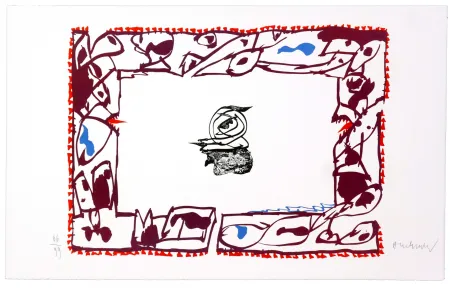 Lithograph Alechinsky - Set de Table