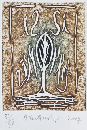 Etching Alechinsky - Si près