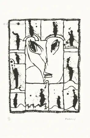 Etching And Aquatint Alechinsky - Sur les onze coups de midi