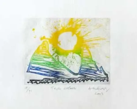 Etching Alechinsky - Tache solaire